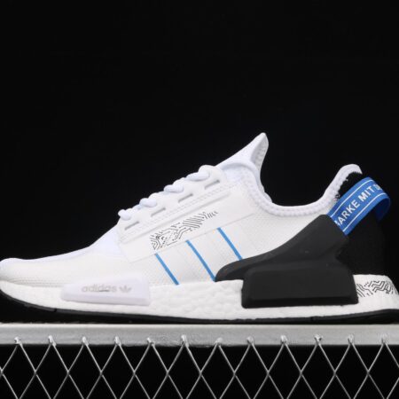 Adidas NMD R1 Boost V2 FX3949 second generation elastic knitted surface popcorn running shoes