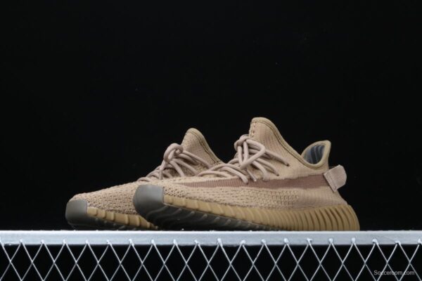 Adidas Yeezy Boost 350 V2 FX9033 das coconut 350 second generation hollowed-out sesame gray angel color - Image 12