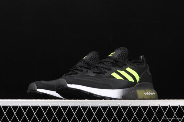 Adidas ZX 2K Boost FV7472 2020 summer new clover popcorn vintage running shoes - Image 14