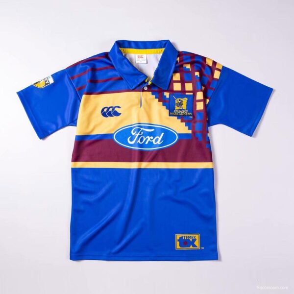 Otago Highlanders 1997-99 Men's Retro Rugby Jersey - Image 11