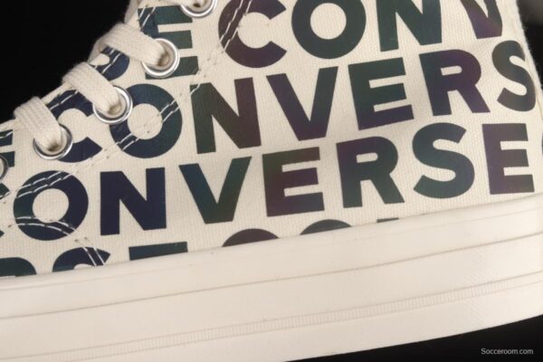 Converse Chuck 70 Converse reflective letter high upper canvas sports shoes 172511C - Image 7