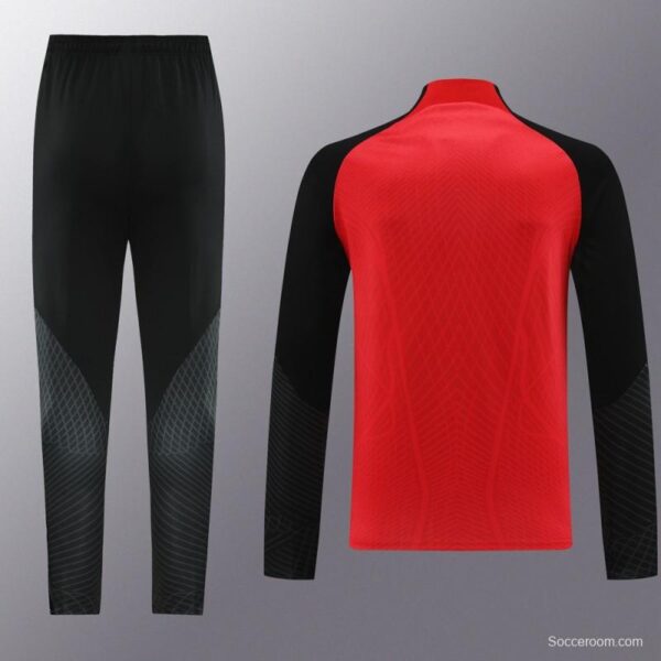 2024 Nike Red/Black Half Zipper Jacket+Pants - Image 8