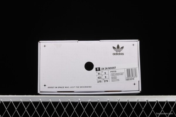 Nasa x Adidas ZX 2K Boost FY5725 joint clover popcorn vintage running shoes - Image 11