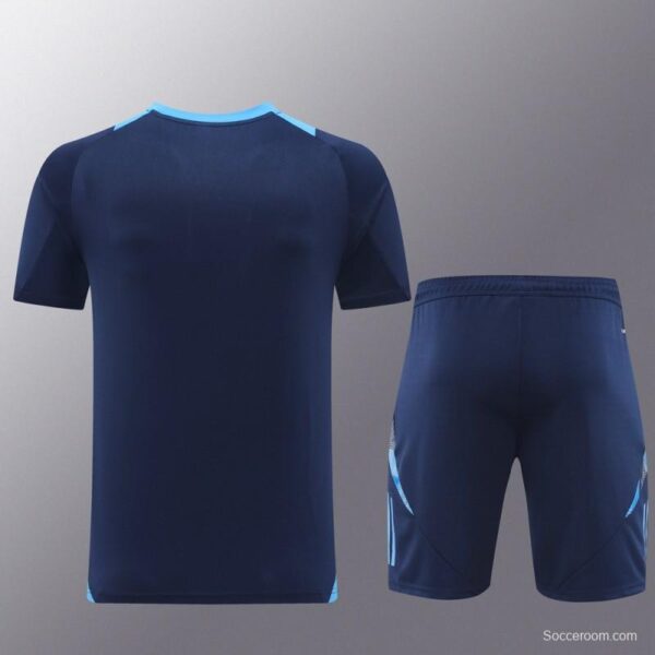 24/25 Adidas Navy Short Sleeve Jersey+Shorts - Image 12