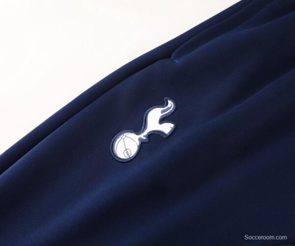 24/25 Tottenham Spur Navy Full Zipper Jacket +Long Pants - Image 4