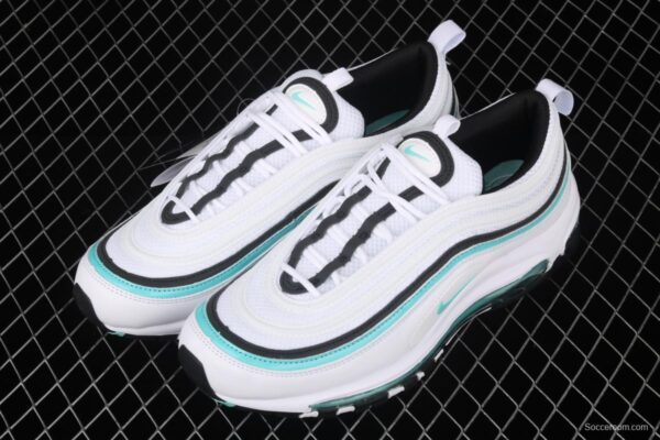 NIKE Air Max 97 White and green bullet air cushion running shoes CZ3574-130 - Image 9
