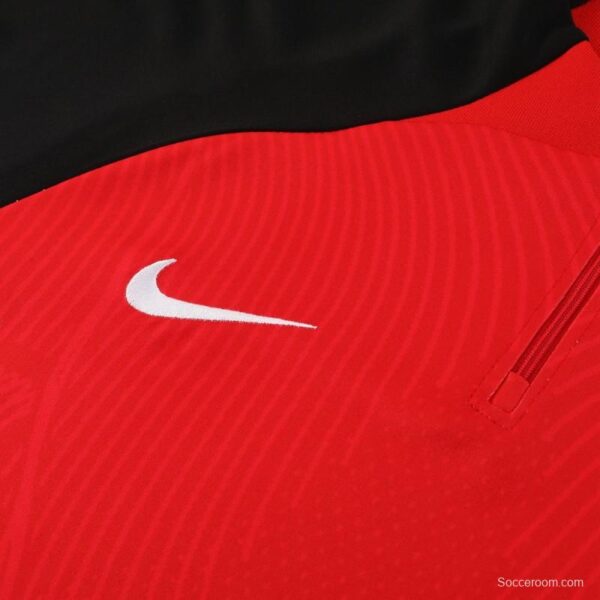2024 Nike Red/Black Half Zipper Jacket+Pants - Image 19