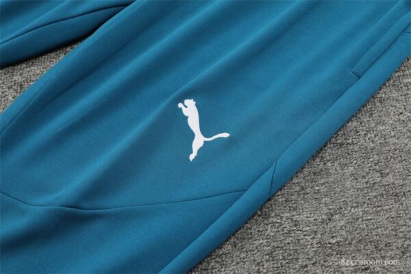 24/25 Olympique Marseille White Half Zipper Jacket+Long Pants - Image 6
