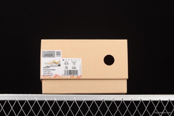 IMPACT x VESSEL G.O.P. LOW deconstructs S20XC01Y for high canvas vulcanized board shoes with overlapping thick soles and low sides - Image 9