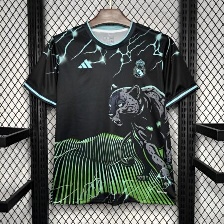 2024/25 Real Madrid Special Edition Black And Green Jersey