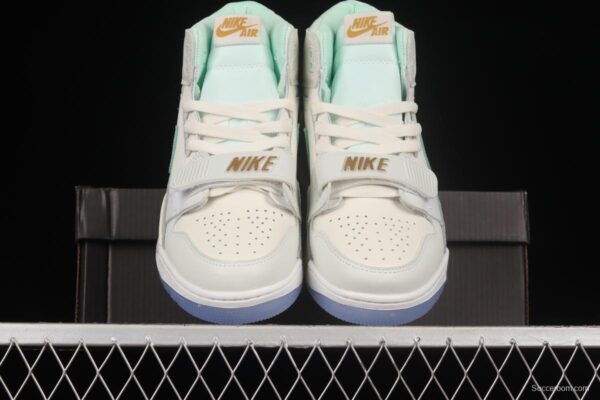 Air Jordan Legacy 312 Top Quality Mint Green Color Matching Velcro 3-in-1 Sneakers DR8486-131 - Image 12