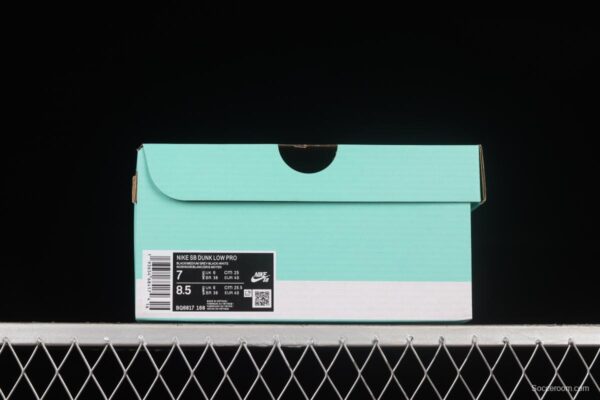 Circlecustom x NIKE DUNK Low co-branded custom cashew denim low-top skateboard shoes BQ6817-168 - Image 11