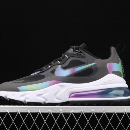 NIKE Air Max 270React 20 new high frequency net hollowed-out half-palm air cushion running shoes CT5064-001
