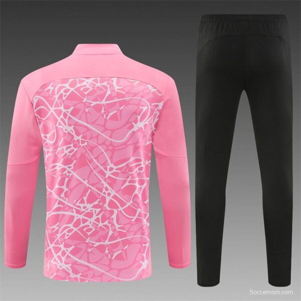 24/25 Manchester City Pink Half Zipper Jacket+Long Pants - Image 15