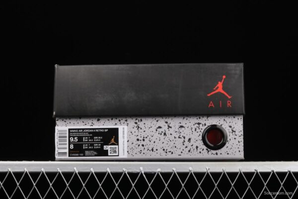 OFF-White x Air Jordan 4 Retro Cream/Sail help retro leisure sports culture basketball shoes CV9388-100 - Image 11