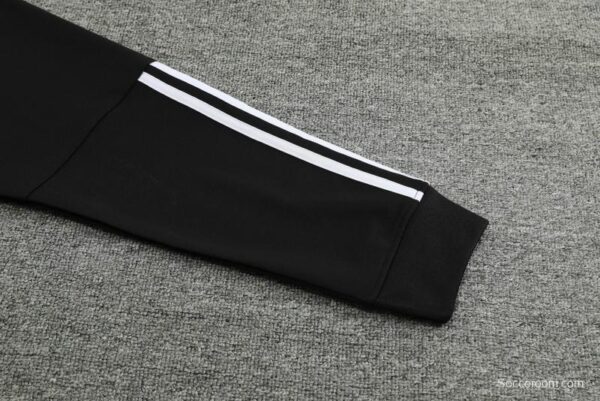 2024 Algeria Black Hoodie  Full Zipper Hoodie Jacket+Pants - Image 2