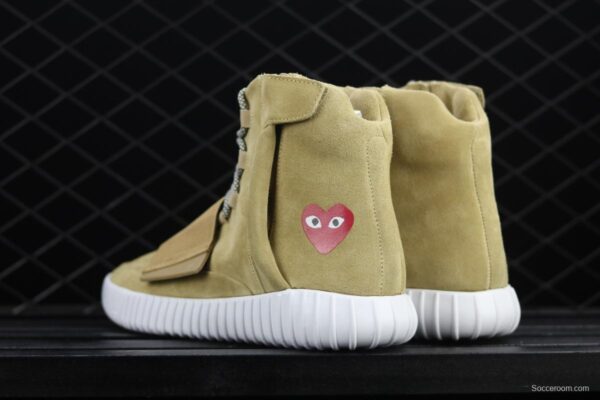 CDG PLAY x 750Yeezy Basf Boost JW5359 jointly customized pure original configuration BASF outsole, focusing on high-end goods in foreign markets. - Image 9