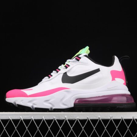 NIKE Air Max 270React new high-frequency mesh function half-palm air cushion cushioning running cloth shoes CJ0619-101