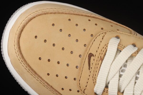 NIKE Air Force 11607 Low Manchester Bee khaki brown Manchester bee suede low-top casual board shoes DC1939-200 - Image 9