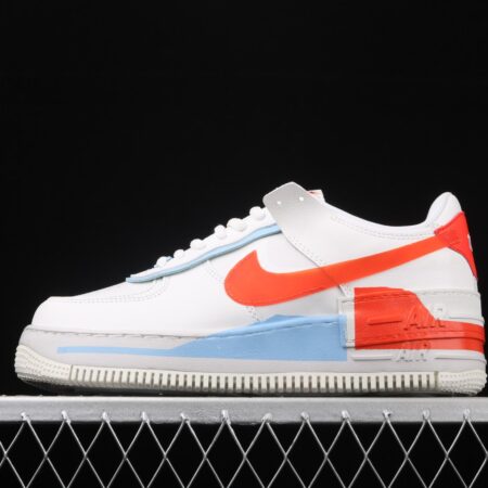 NIKE Air Force 1 ShAdidasow light weight heightened low-top board shoes CQ9503-100