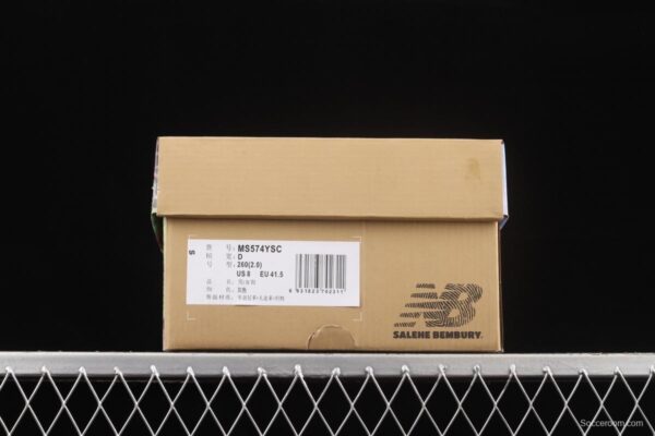 Salehe Bembury x New Balance 574 Yurt Versace director co-signed retro casual running shoes MS574YSC - Image 12