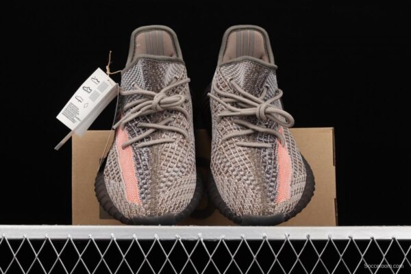 Adidas Yeezy 350 Boost V2 Ash Stone GW0089 Darth Coconut 350 second generation hollowed-out volcanic lime powder color BASF Boost original - Image 12