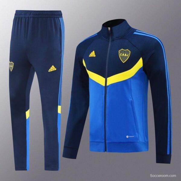 24/25 Boca Juniors Navy/Blue Full Zipper Jacket +Long Pants - Image 14