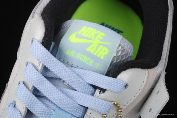 NIKE Air Force 1 ShAdidasow light weight heightened low-top 100-board shoes CV3027-001 - Image 8