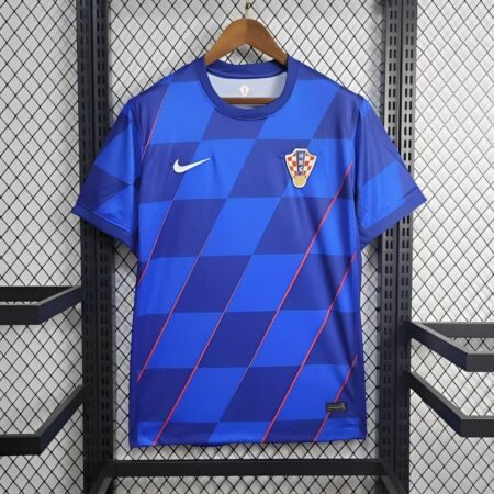 2024 Croatia Away Blue Jersey