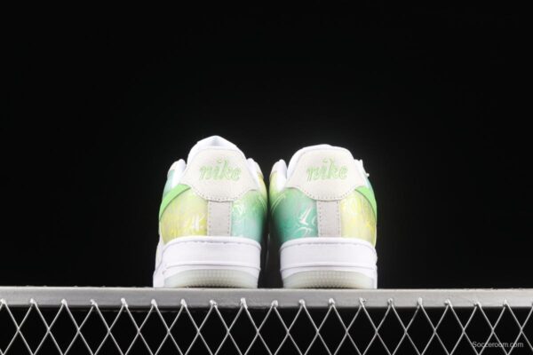 NIKE Air Force 1x 07 ESS video game 3D Apple green low-top casual board shoes DA8302-555 - Image 13