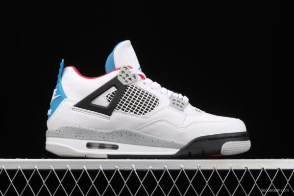 Air Jordan 4 Tattoo What The mandarin duck white cement basketball shoes CI1184-146 - Image 16