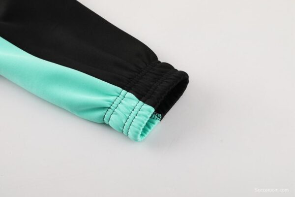 24/25 Manchester City Black/Green Full Zipper Jacket +Long Pants - Image 9