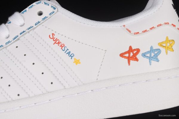 Adidas Originals Superstar GZ3034 shell head child fun graffiti decoration leisure board shoes - Image 7