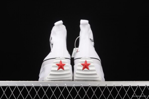 Converse Run Star Hike 1970 s Xiao Zhan Zhang Yuqi same Valentine's Day Limited muffin sawtooth thick sole raised canvas shoes 571874C - Image 12