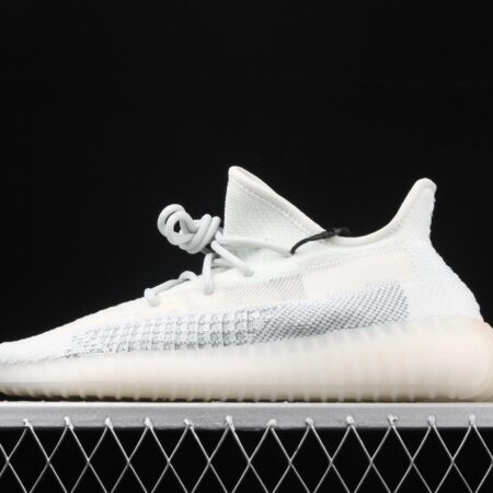 Adidas Yeezy 350 Boost V2 FW5317 Darth Coconut 350 second generation hollowed-out silk ice blue star matching BASF popcorn