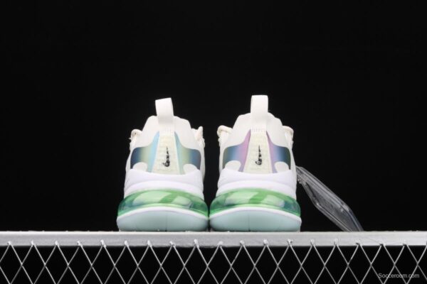 NIKE Air Max 270React 2020 new high-frequency net hollowing out function half-palm air cushion running shoes CT5064-100 - Image 12