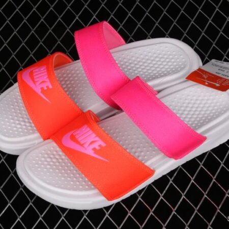 NIKE Benassi Swoosh # double belt ninja slippers # authentic slippers Life all kinds of summer beach slippers 819717-068