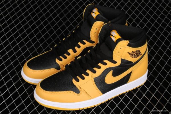 Air Jordan 1 High OG Pollen black and yellow 555088-701 - Image 10