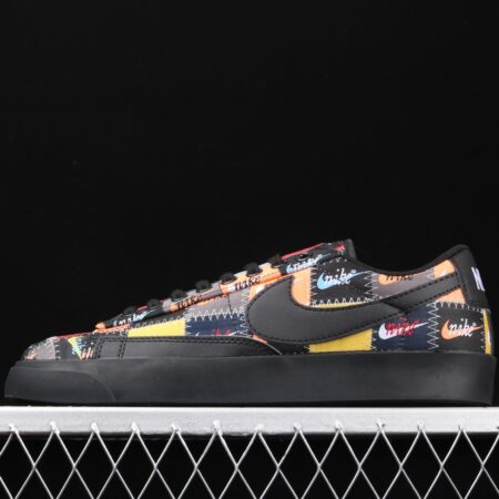 NIKE Blazer Vintage Pacific Blue Low 1977 QS Classic Trail Blazers low-top casual board shoes patch color Nike Logo CI9888-001
