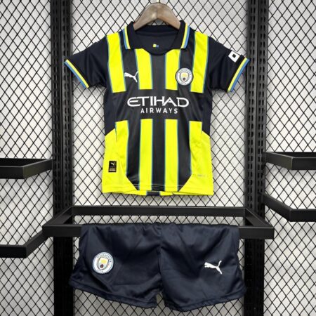 24/25 Kids Manchester City Away Jersey