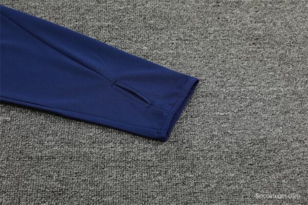 2024 Italy Navy Half Zipper Jacket+Long Pants - Image 10