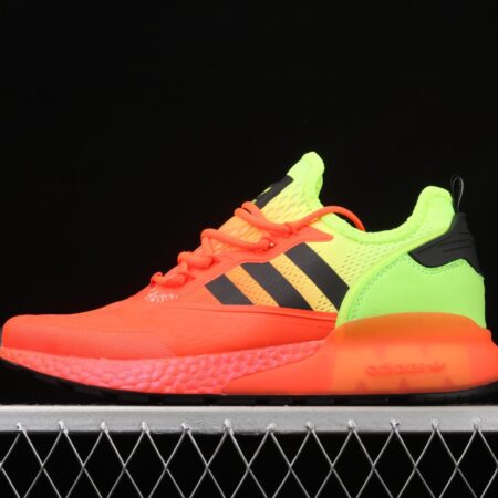 Adidas ZX 2K Boost FV0482 2020 summer new clover popcorn vintage running shoes