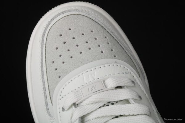NIKE Air Force 1 ShAdidasow light weight heightened low-top 100-board shoes CW2655-001 - Image 8