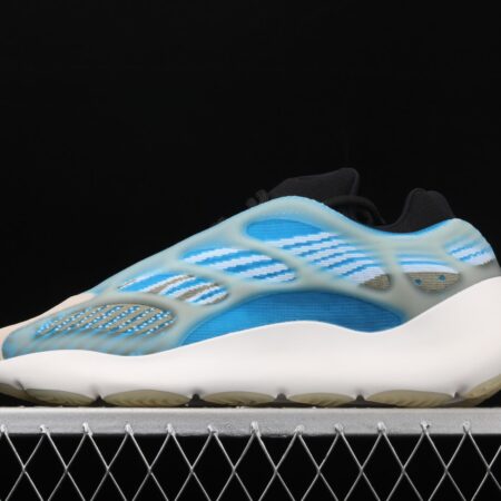 Adidas Yeezy 700V3 Azael G54850 Kanye Coconut 700V3 profiled blue and white luminous running shoes