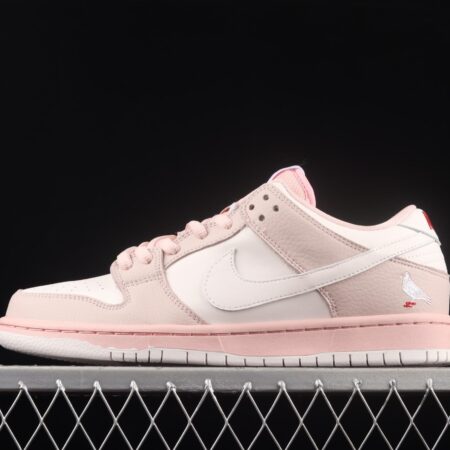 Staple x NIKE SB DUNK Low Pigeon co-model front layer white pigeon SB buckle broken rebounds fashion leisure board shoes BV1310-012