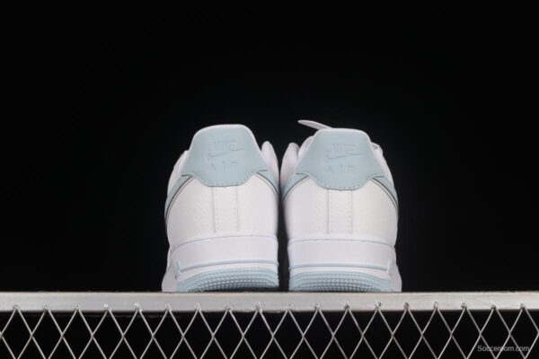 NIKE Air Force 1'07 Low SU19 White Blue 3M Reflective Low Top Casual Sneakers AQ2566-201 - Image 14