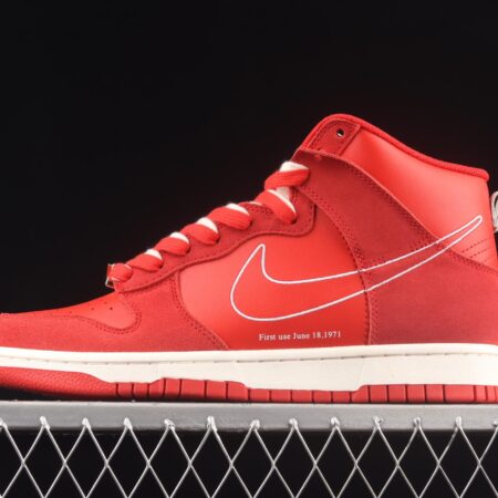 NIKE DUNK High First Use Christmas red SB rebound fashion high top casual board shoes DH0960-600