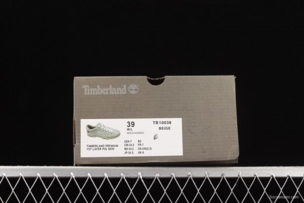 Timberland low-top casual shoes TB10038BEIGE - Image 11