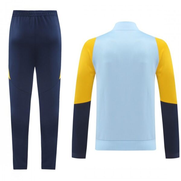 24/25 Real Madrid Light Blue/Yellow Full Zipper Jacket +Long Pants - Image 20