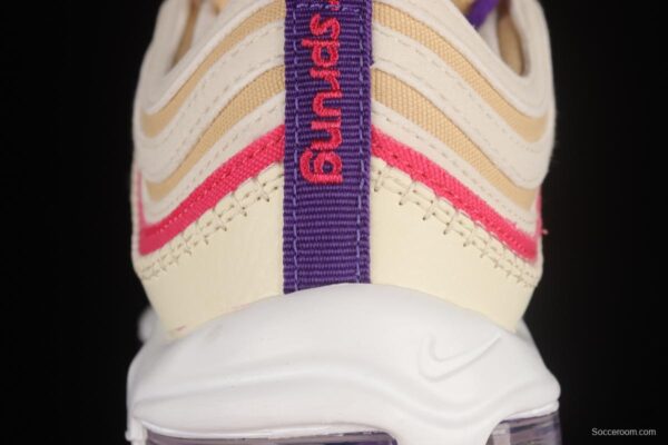 NIKE Air Max 97 Air Sprung Iron Grey Beige Embroidery Bullet Air Cushion Sports Running Shoes DH4759-200 - Image 6